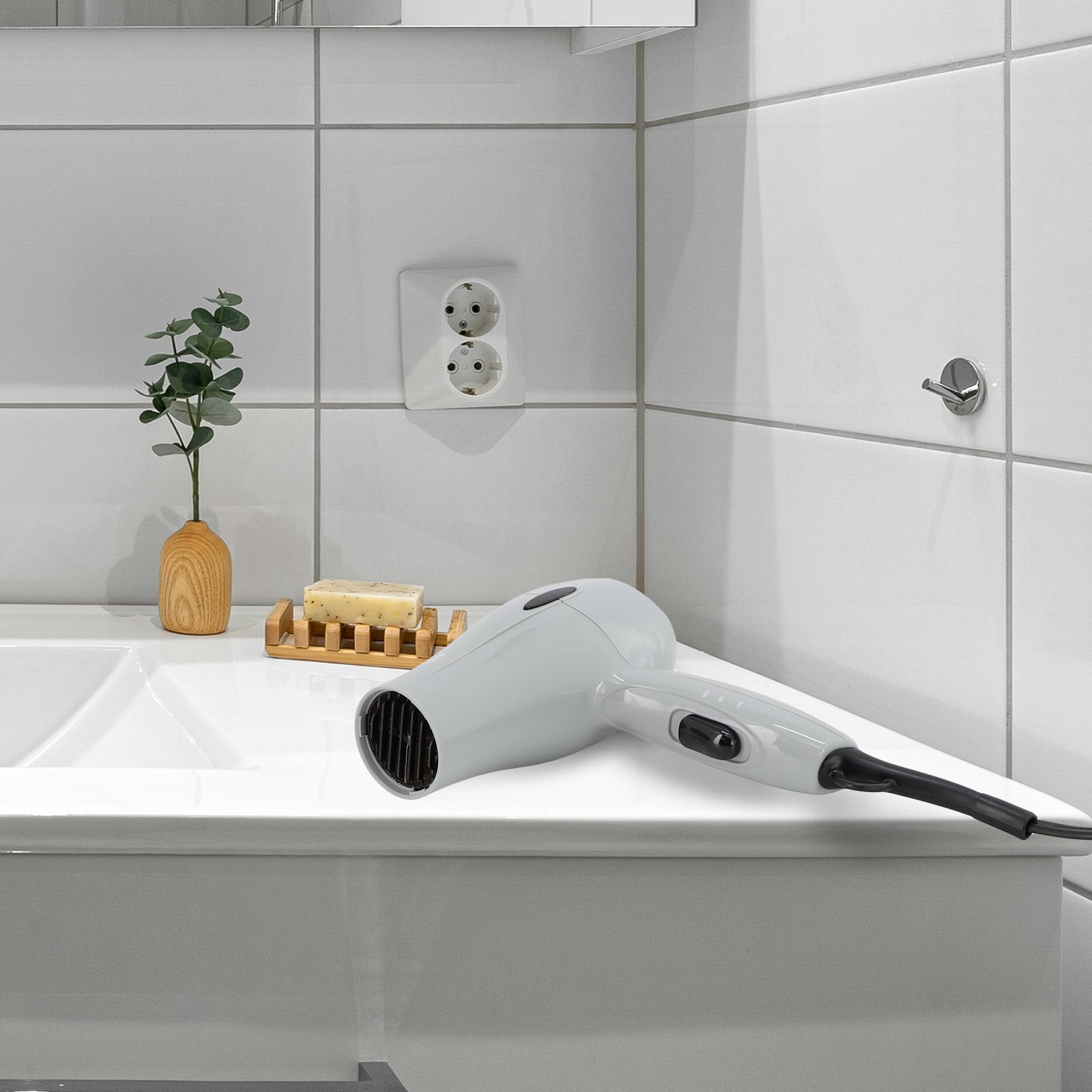 Alt View 4. Conair - Conair 1875 Watt Mid Size Hair Dryer in Grey.