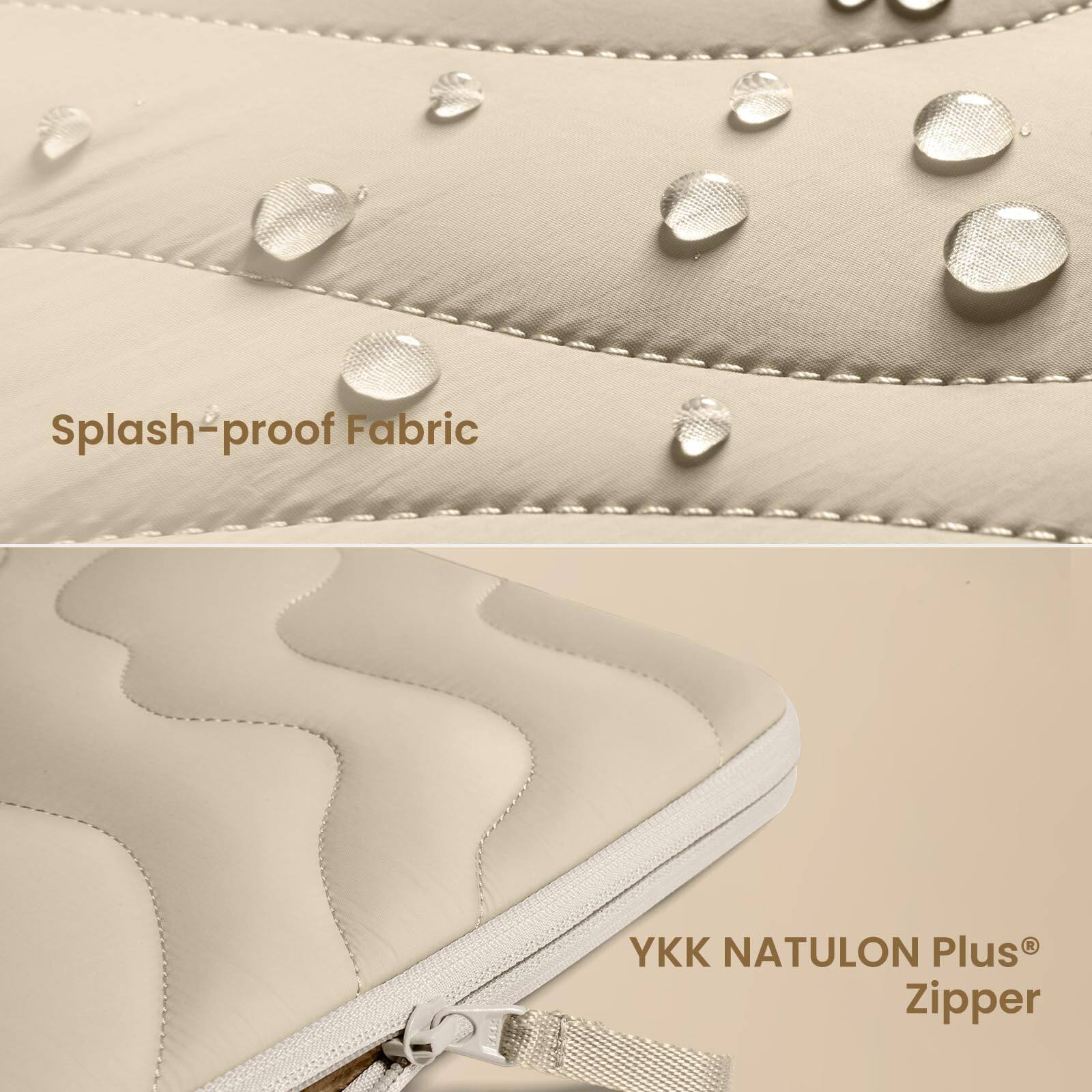 Splash-proof Fabric

YKK NATULON Plus® Zipper