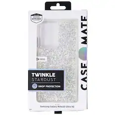 Avel MicroPel Antimicrobial Protection Designed for Samsung Twinkle Stardust 10 Drop Protection Foot for Samsung Galaxy Note20 Ultra 5G Mate Case