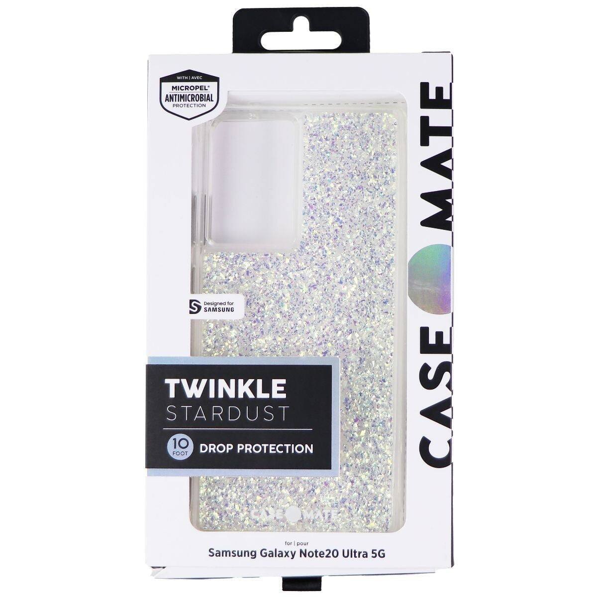 Avel MicroPel Antimicrobial Protection Designed for Samsung Twinkle Stardust 10 Drop Protection Foot for Samsung Galaxy Note20 Ultra 5G Mate Case