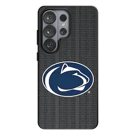 Keyscaper - NCAA - Penn State Nittany Lions Text Backdrop Galaxy Magnetic Bump Case - S24 - Black