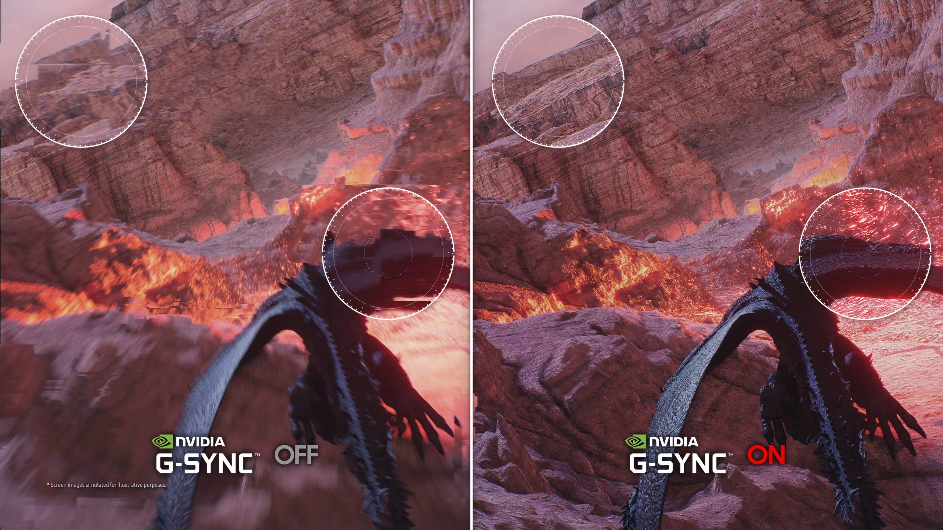NVIDIA G-SYNC is ON