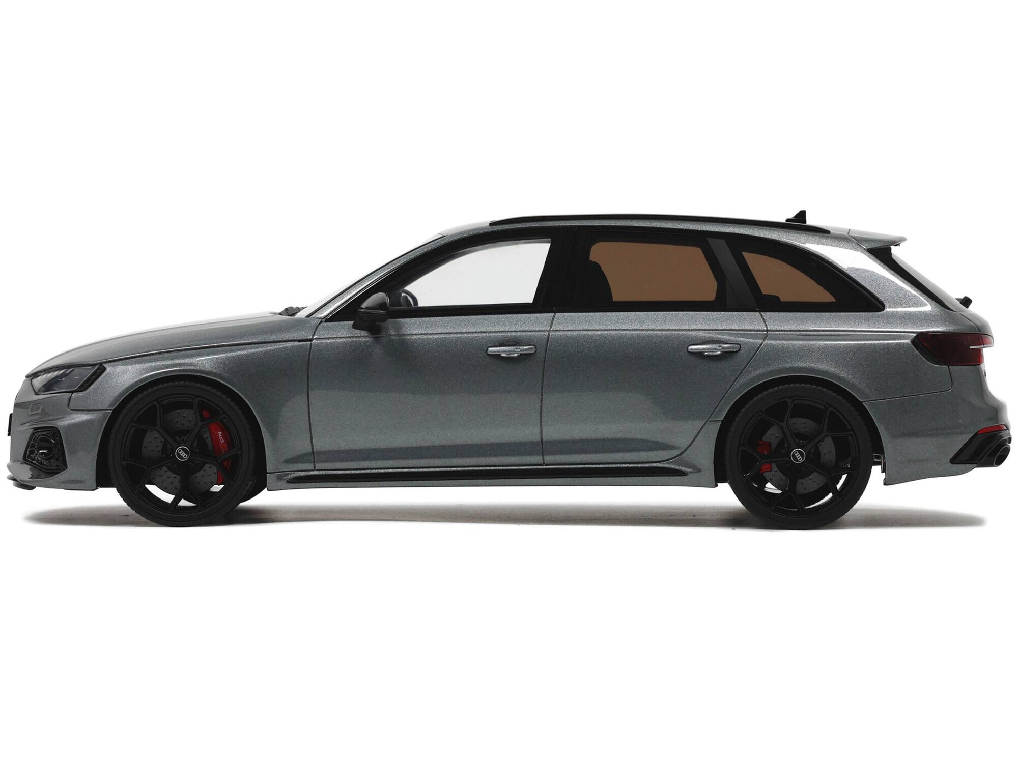 Back. GT Spirit - Audi RS 4 Competition Gray Metallic 1/18 Model Car by GT Spirit - Gray Metallic.