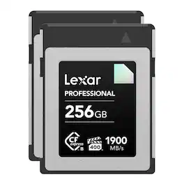 Lexar - Diamond Series Professional 256GB CFexpress Type-B Memory Card (2-Pack)
