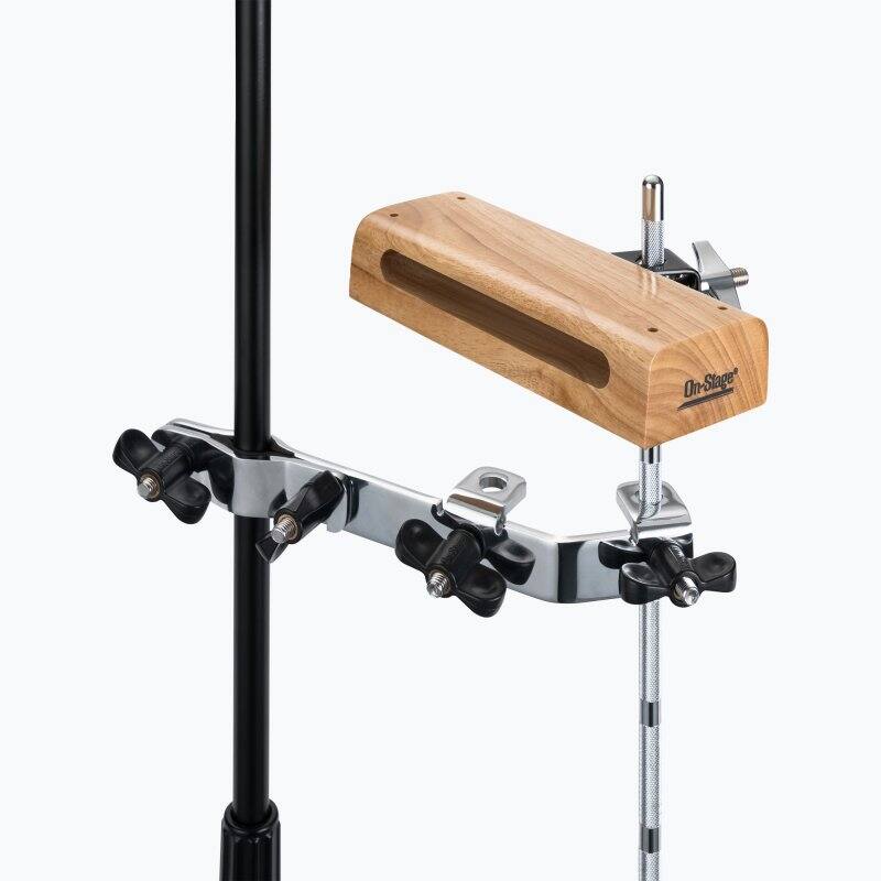 Left. On Stage Stands - On-Stage HPWB2700 Woodblock - 7 inch - "NA".