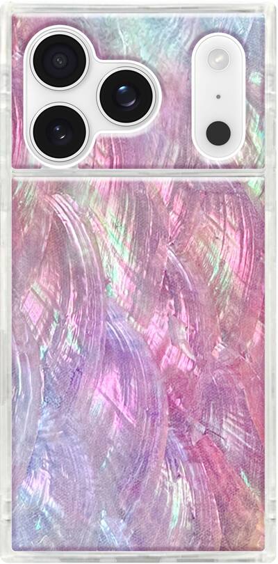FLAUNT Square Case with MagSafe for Apple iPhone 17 Pro Pink Mother of Pearl FT058770-01 - Best Buy FLAUNT Square Case with MagSafe for Apple iPhone 17 Pro Pink Mother of Pearl FT058770-01 - Best Buy