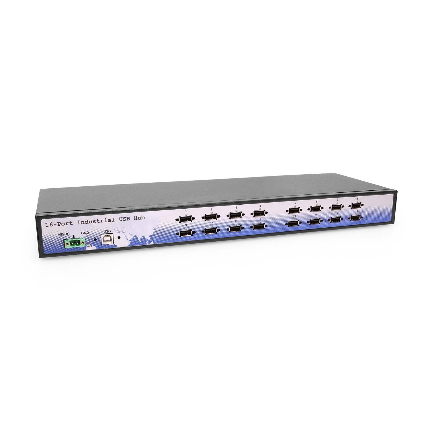 USB Hub 16-Port Industrial GND use EVDC - 1 10 - - . 1 - - a +