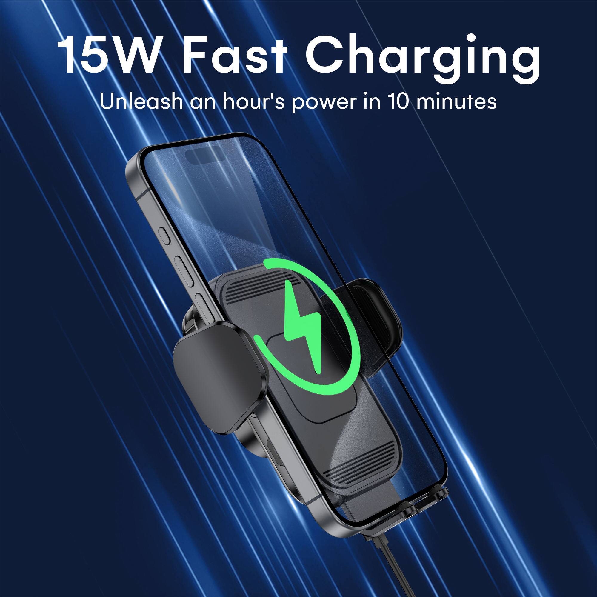 15W Fast Charging  
Unleash an hour's power in 10 minutes