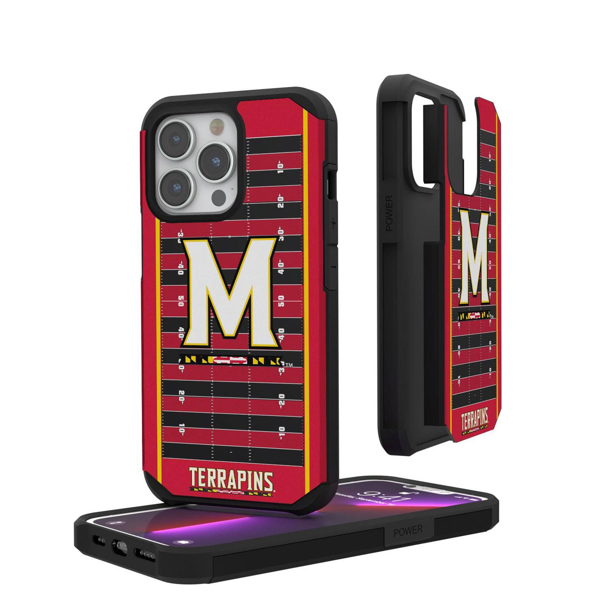Keyscaper - NCAA - Maryland Terrapins Solid iPhone Rugged Case - 16 Pro Max - Black price history on PriceWatchPro