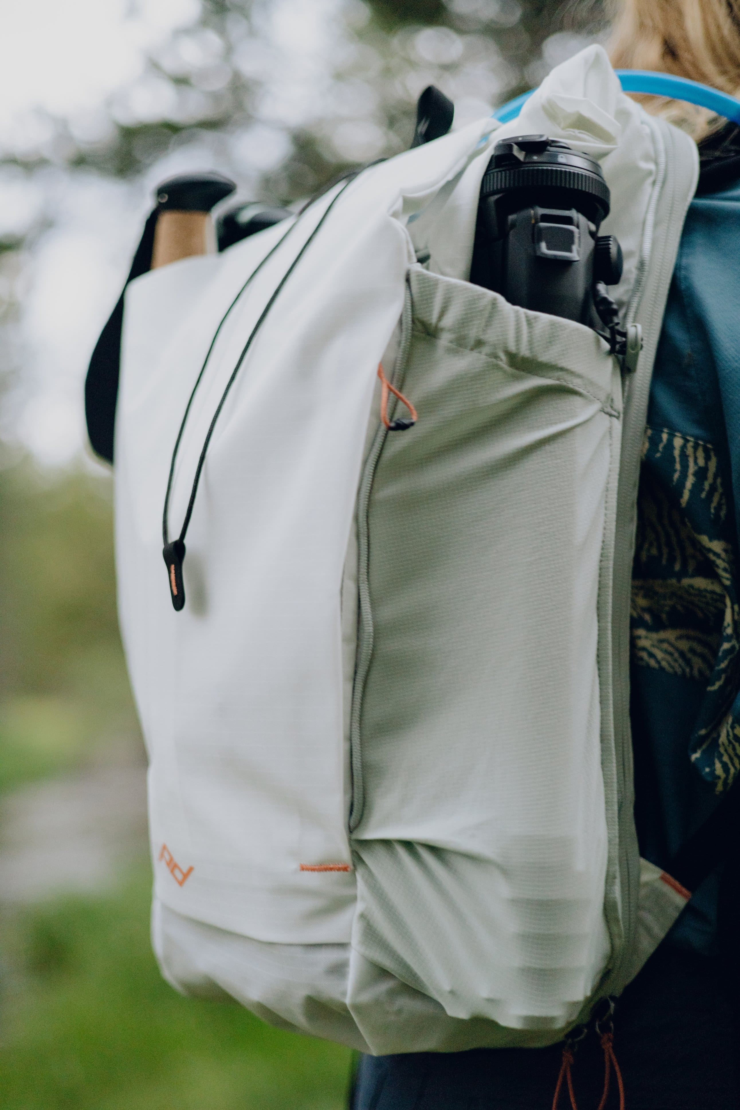 Alt View 15. Peak Design - Outdoor Backpack 25L - Cloud.