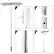 Alt View 12. Costway - 20FT Adjustable Snow Roof Rake Large Poly Blade Aluminum Tube Non-Slip Handle - Silver.