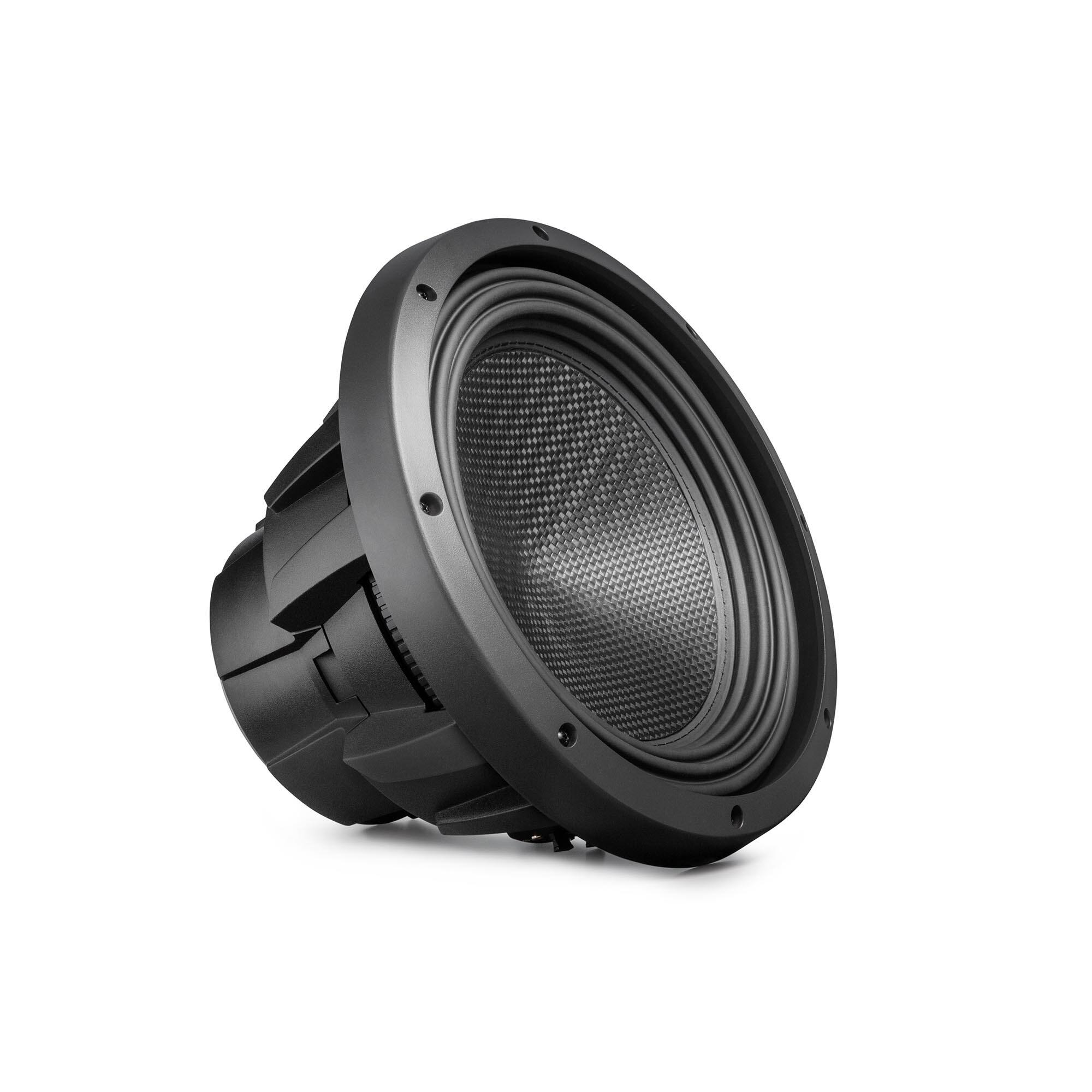 Alt View 2. Alpine - Alpine HDZ-W12 12" Subwoofer | 800W RMS, Dual 4-Ohm Voice Coils, Grille - Black/Gray.