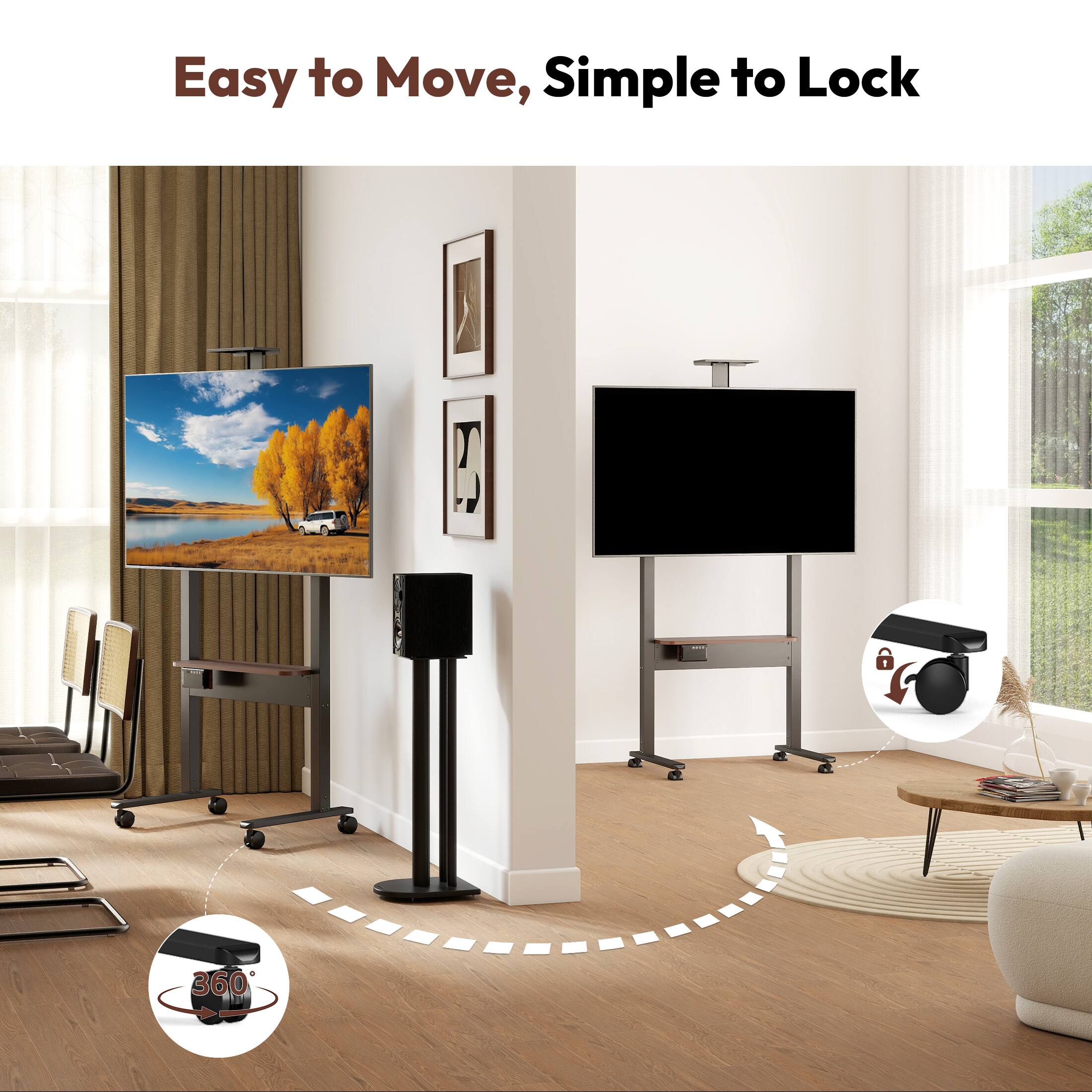 Easy to Move, Simple to Lock