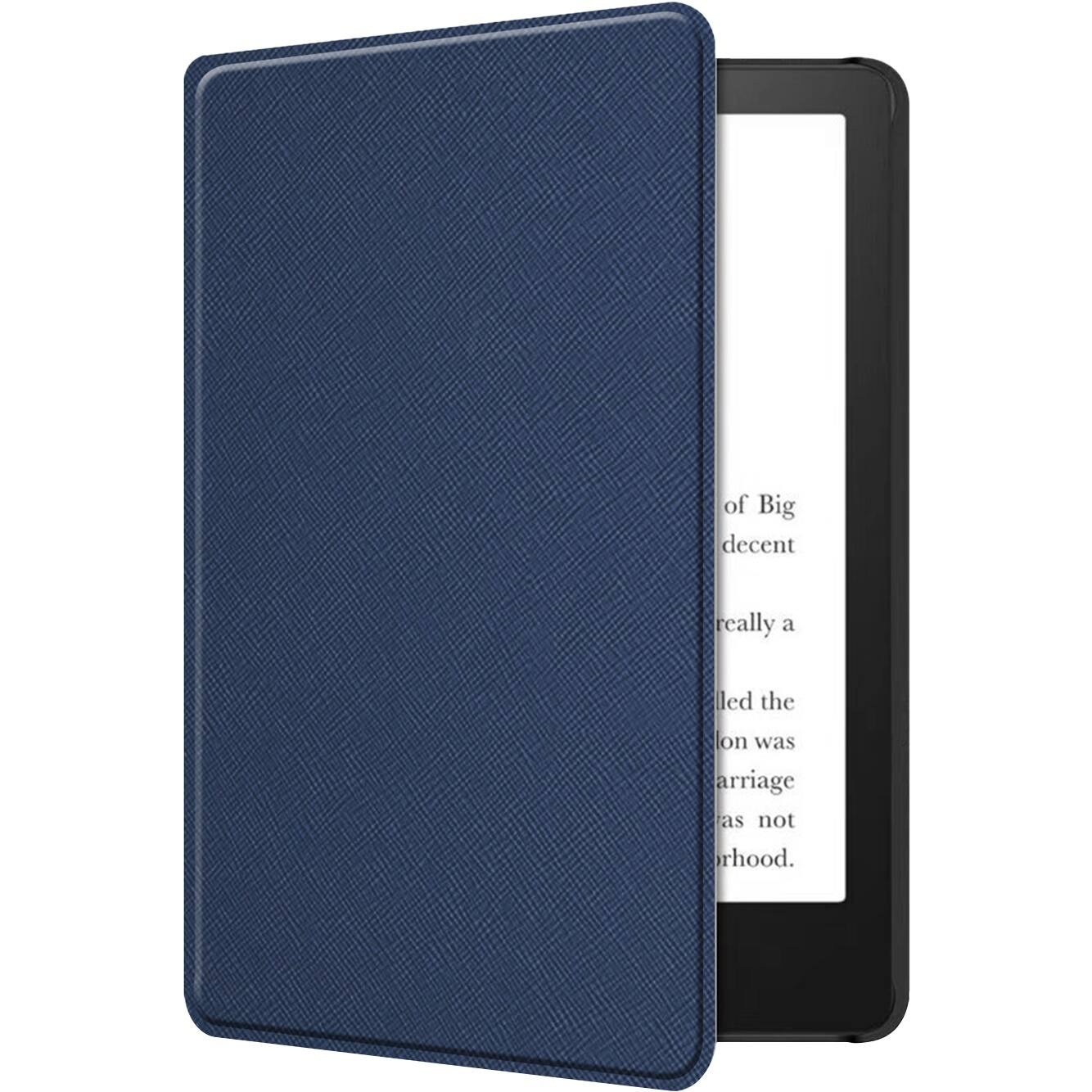 Left. SaharaCase - Venture Series Case for Amazon Kindle Paperwhite (11th Gen, 2021-2022) & Signature Edition (2022) - Blue.