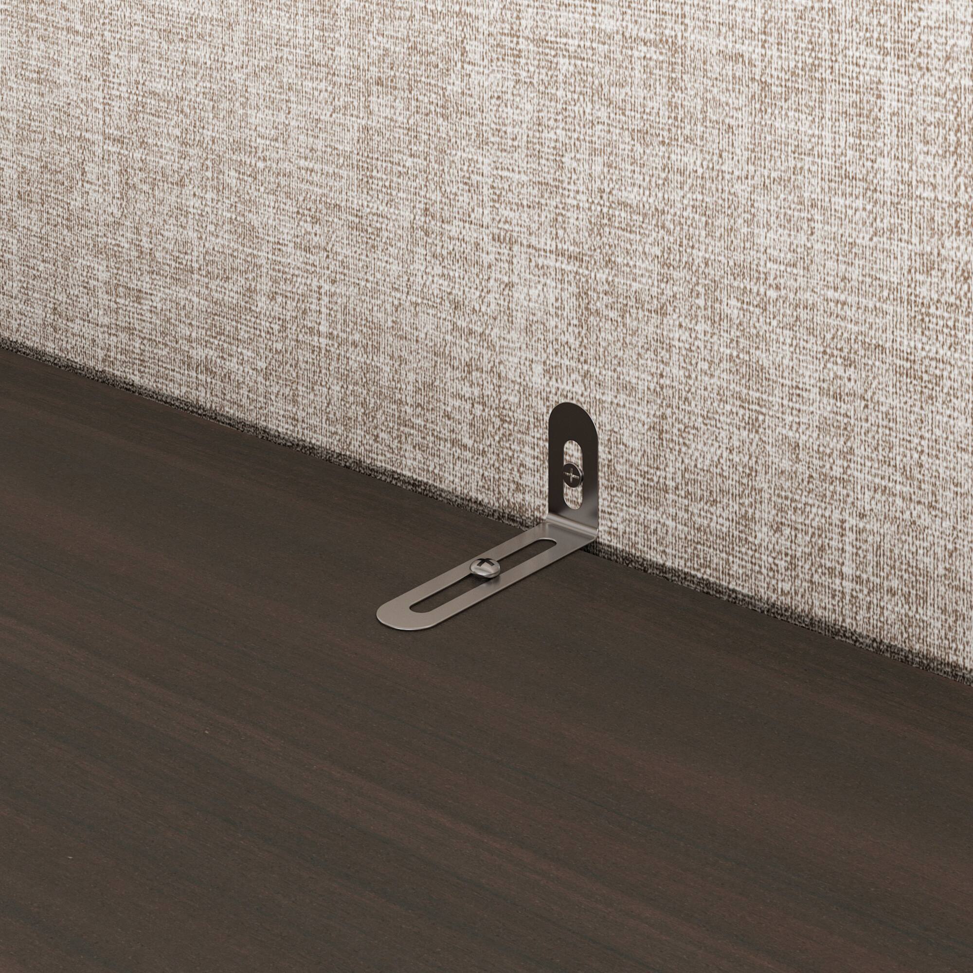 Alt View 10. FUFU&GAGA - Luxury Modern Wardrobe Closet with Glass Doors, LED Lighting System, Hanging Rods, Drawers & Open Shelves - White.