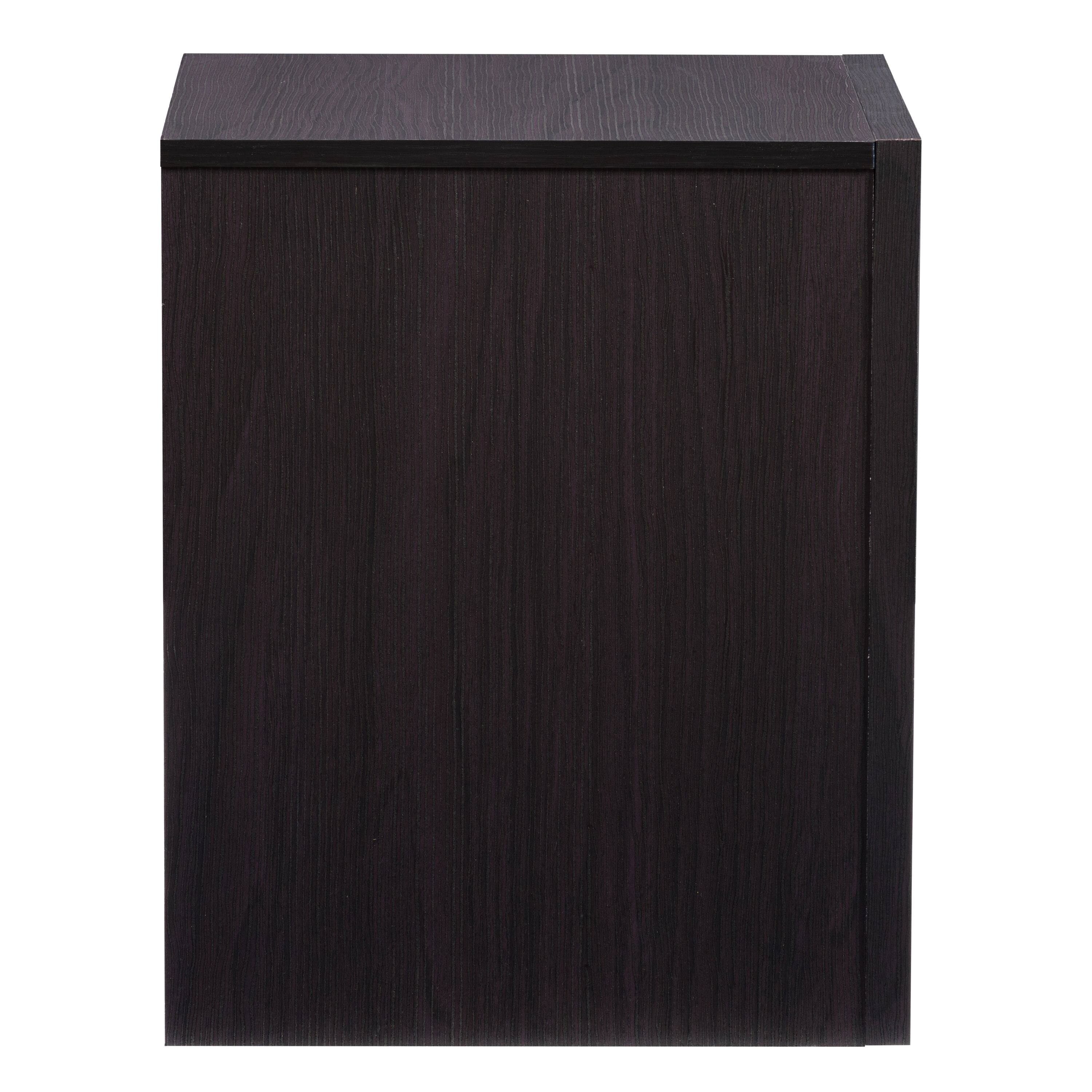Alt View 13. CorLiving - Newport 1 Drawer Nightstand - Black.
