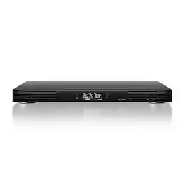 AC Infinity - AIRCOM T10, AV Receiver Cooling Fan with LCD Temp Controller, 17" Front Exhaust - Black