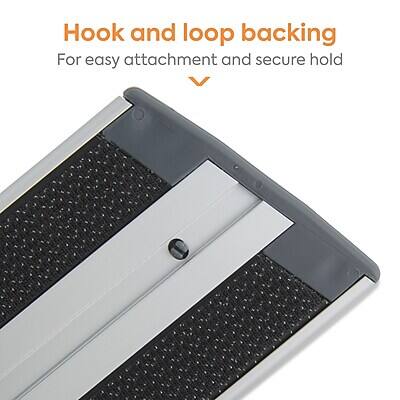 Hook and loop backing  
For easy attachment and secure hold