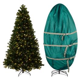 Elf Stor - 7.5ft Prelit Artificial Christmas Tree - Green