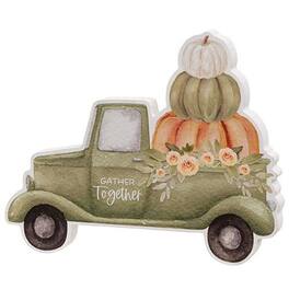 BreeBe - Gather Together Watercolor Chunky Pumpkin Truck - Multicolor