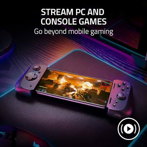 STREAM PC AND CONSOLE GAMES  
Go beyond mobile gaming