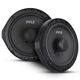 Pyle - 6.5” Two Way Coaxial Speaker System for 2006 and - Black