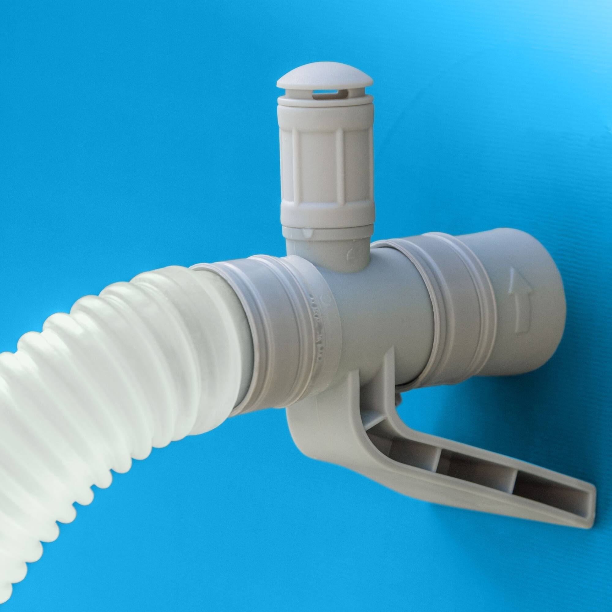 Alt View 17. Intex - 15-foot x 42-inch Easy Set Inflatable Above Ground Swimming Pool with Pump - Blue.