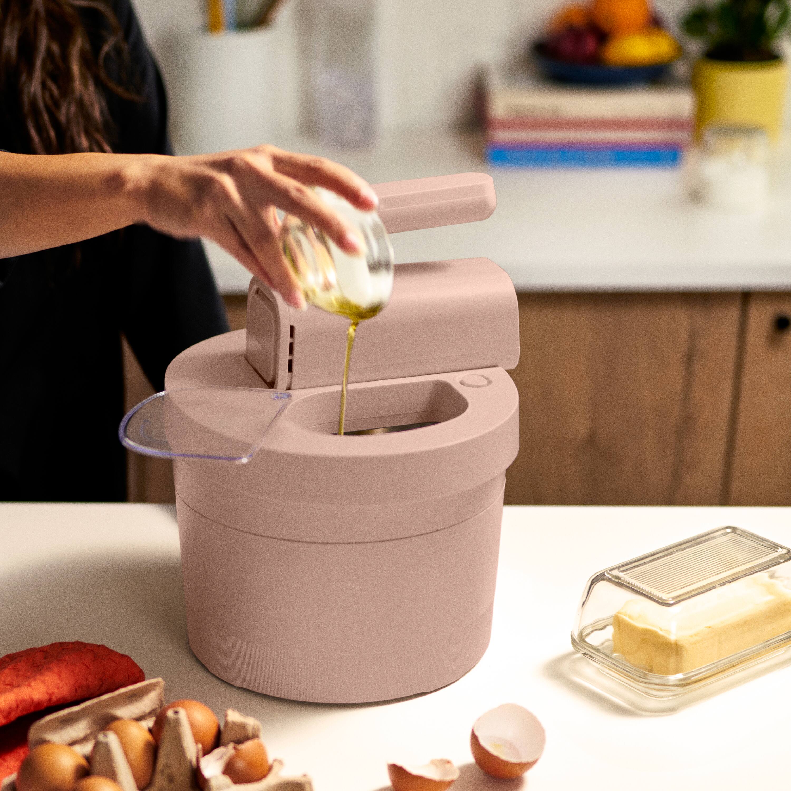 Alt View 4. Bella - 3.5-qt. Hand & Stand Mixer - Blossom.