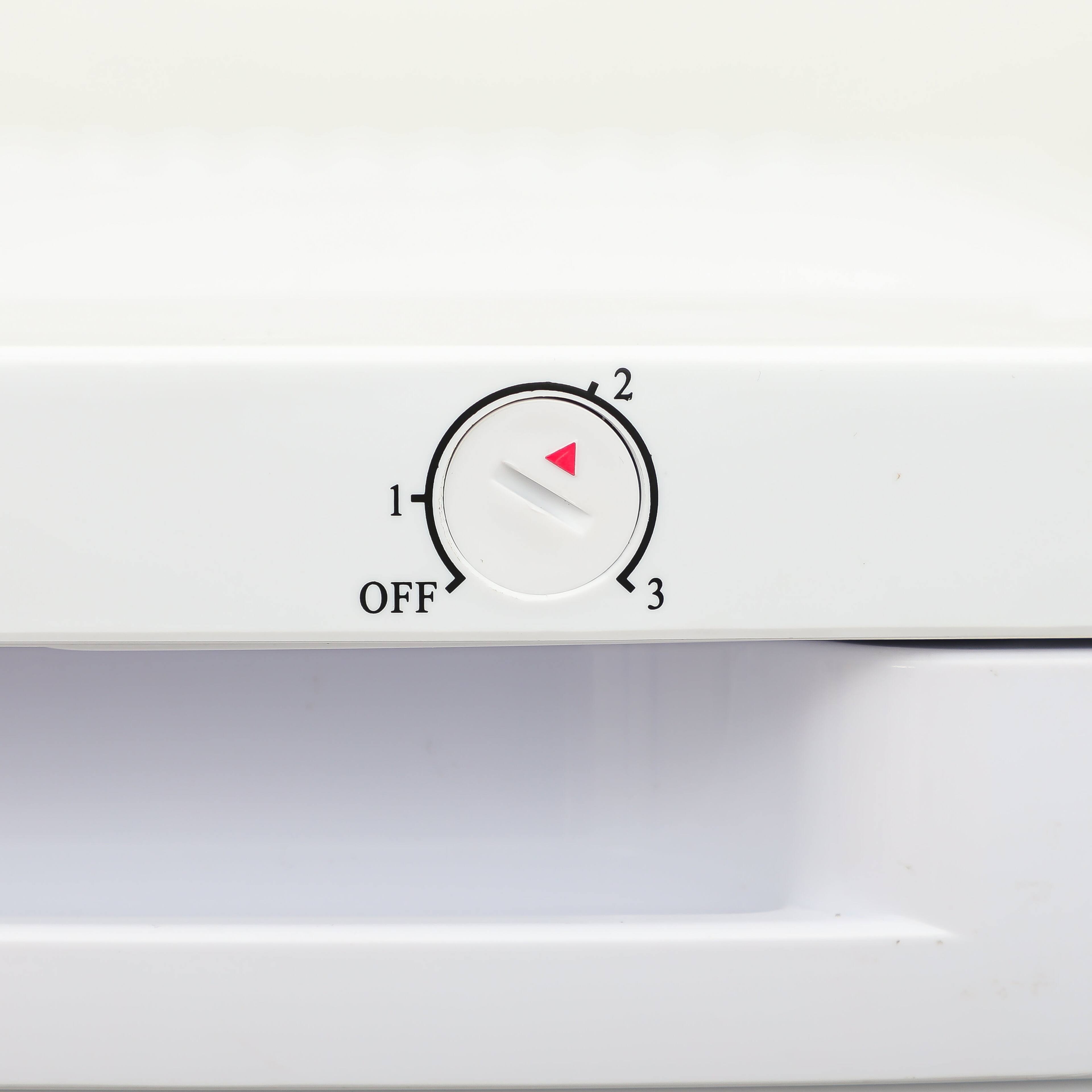 Left. Commercial Cool - Commercial Cool Upright Freezer, Stand Up Freezer 6 Cu Ft with Reversible Door, White - White.