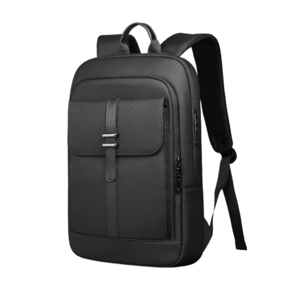 Cozy Serene - Anti-Theft Water-Resistant Laptop Backpack - Black