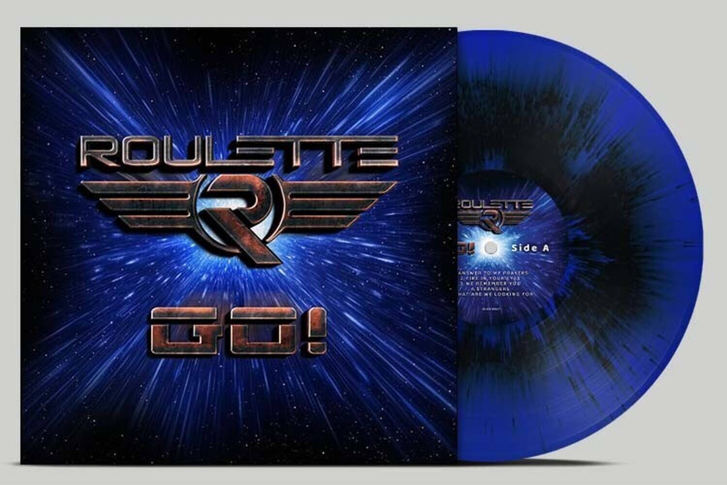 Roulette - Go! - Blue/Black Splatter   - VINYL LP