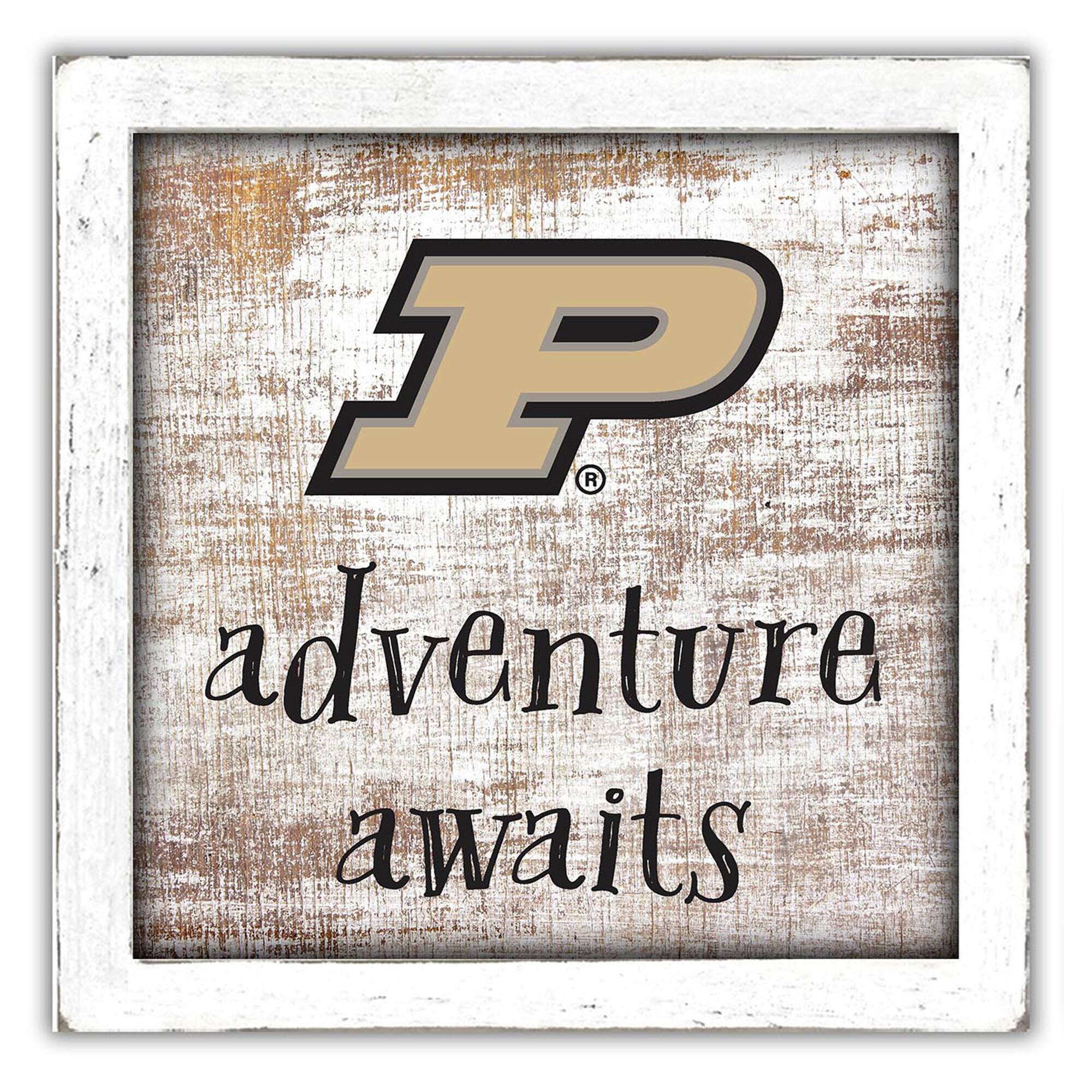 Purdue Boilermakers 14'' x 13'' Adventure Awaits Money Box