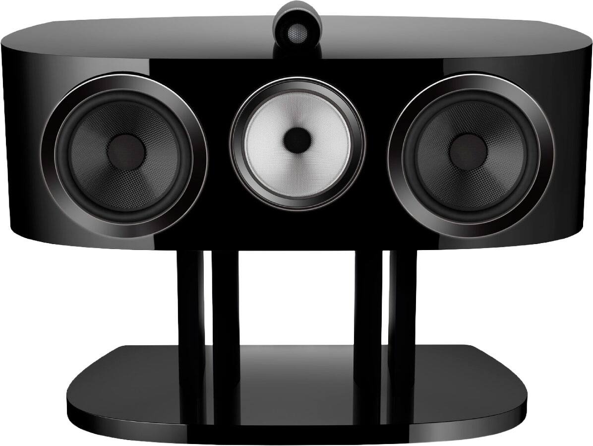 Alt View 6. Bowers & Wilkins - Bowers & Wilkins HTM81 D5 Center Channel (each) - Stealth Black.