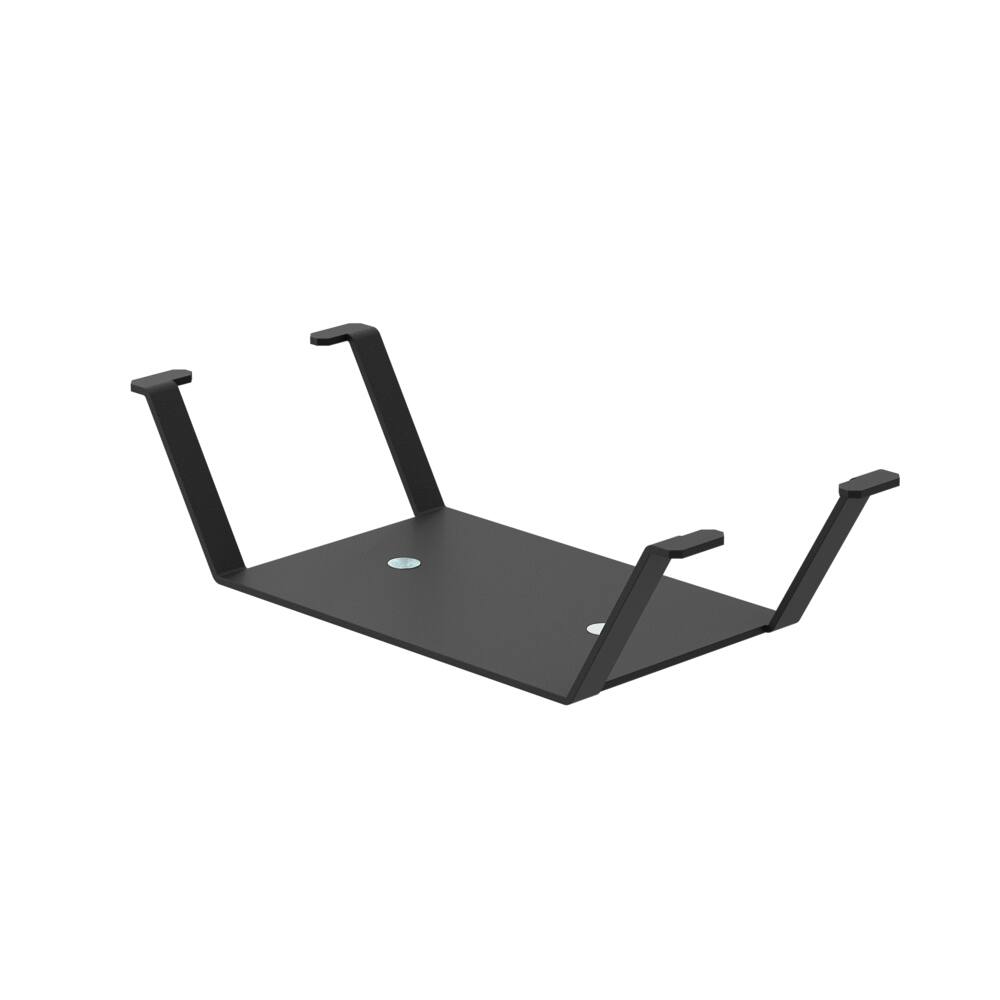 Alt View 3. RackSolutions - RackSolutions 1-Unit Mac Mini Vertical Bracket for Modular Shelf (M4, 2024) - Black.