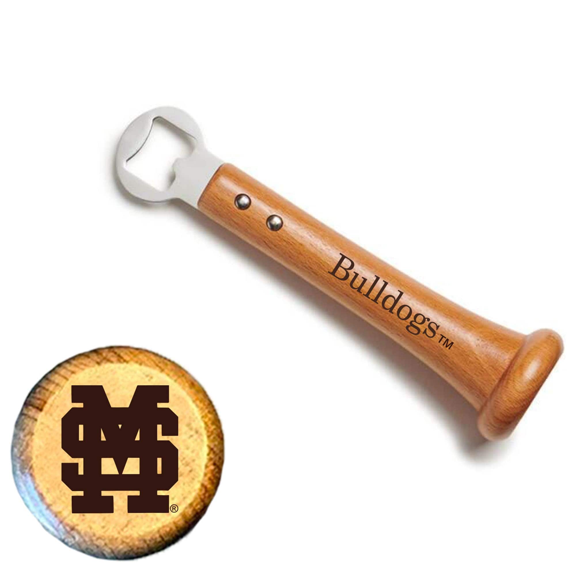 Baseball BBQ - Mississippi State Bulldogs Pickoff Bottle Opener - Multicolor
