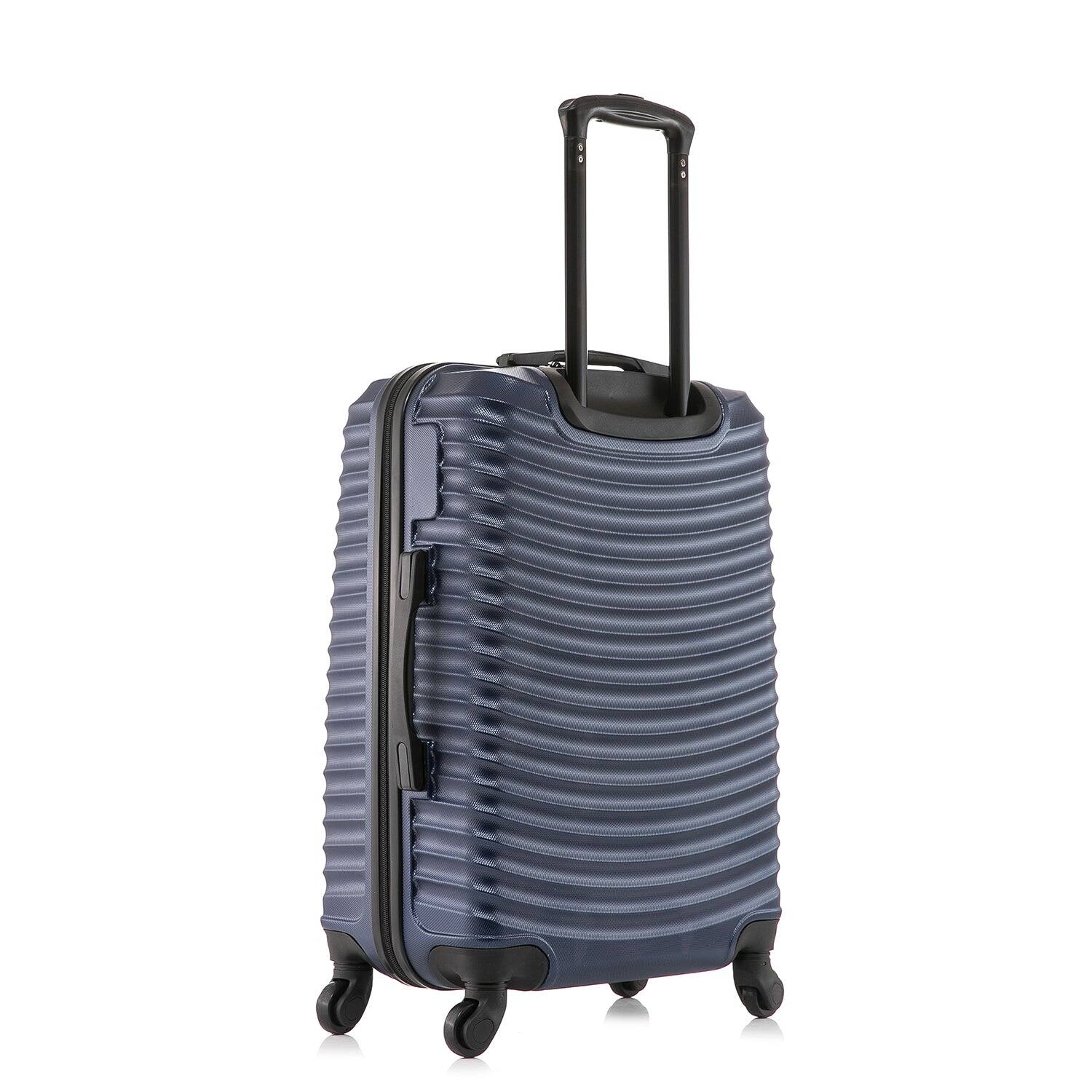Alt View 1. DUKAP - Adly Lightweight Hardside Spinner Luggage 24" - BLUE.