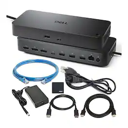 Dell - Pro Smart Dock SD25 Docking Station Bundle - 130W Power Delivery - Black (Black)