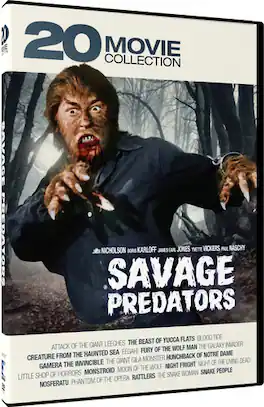 Savage Predators: 20 Movie Collection - DVD