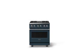 Viking - 30 in. Wide 4 Burner Pro 5 Series 4.7 Cu. Ft. Freestanding Sealed Dual Fuel Convection Range - Squall - Squall