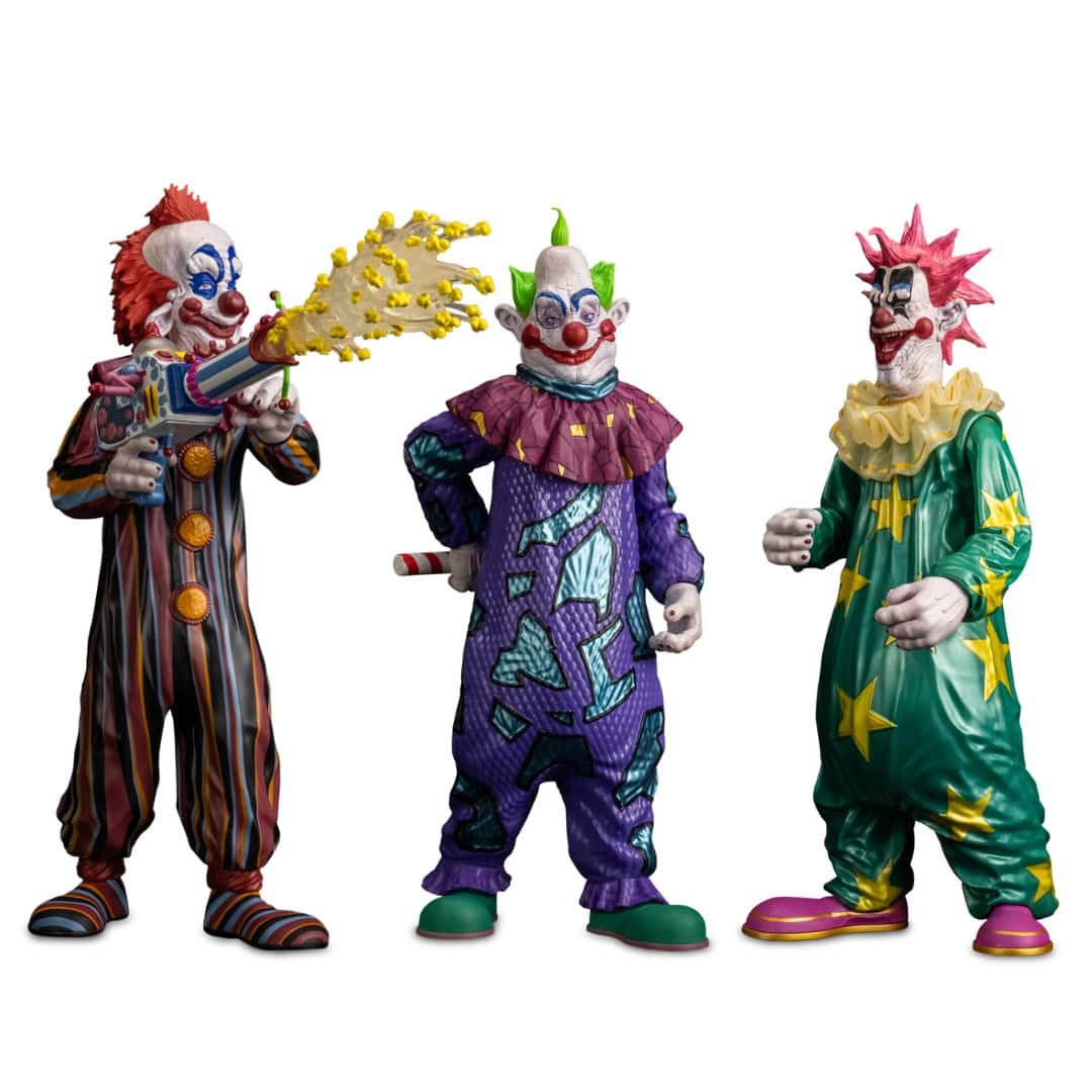 Trick or Treat Studios - Scream Greats Killer Klowns: Rudy, Jumbo, Spikey Bundle