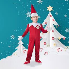 Fun World - The Elf on the Shelf Toddler Christmas Costume - Medium, 4T - Red