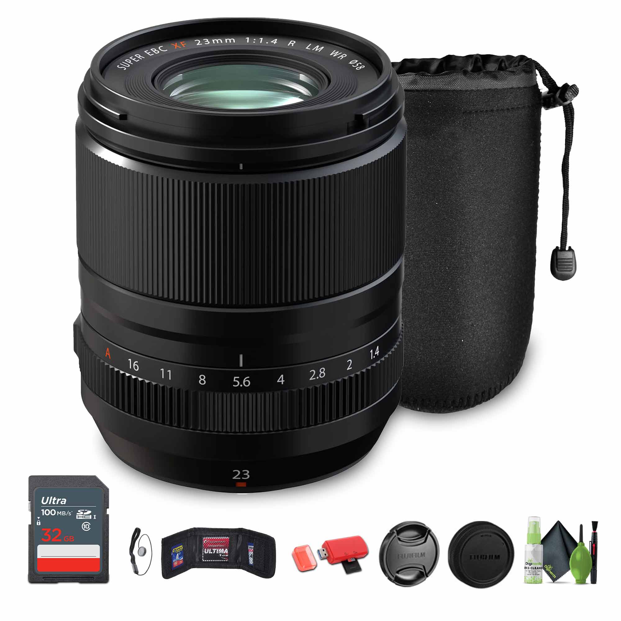 23mm 1:1.4 R XF LM EC WR SUPER EBC  
XF 23mm 1:1.4 R  
A 16 11 8 5.6 4 2.8 2 1.4  
23  
Ultra 100 MB/s  
32 GB  
FLLERM  
ULTIMA