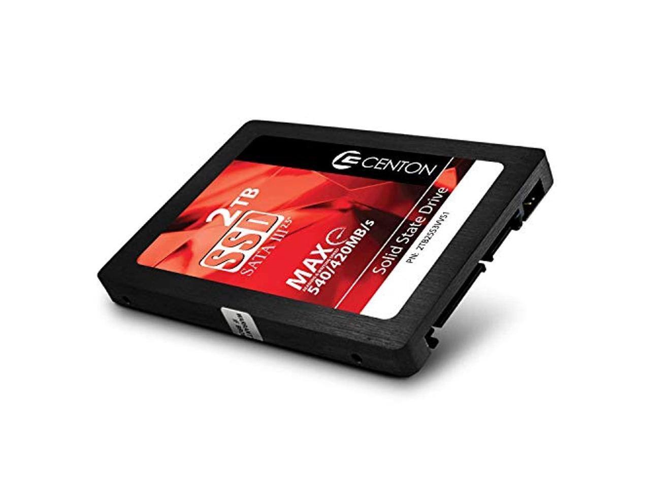 G CENTON 2TB SSD Drive 2.5" SATA III Solid State Drive 540/420MB/s MAX