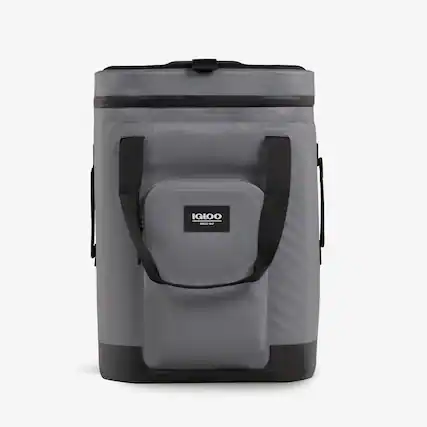 Front. Igloo - Igloo Trailmate 24 Can Backpack - Carbonite - Carbonite.