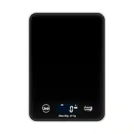 Cluzine - Digital Kitchen Scale, 5kg/1g High Precision, 3 Power Modes, Tare & Unit Switch, for Baking Cooking