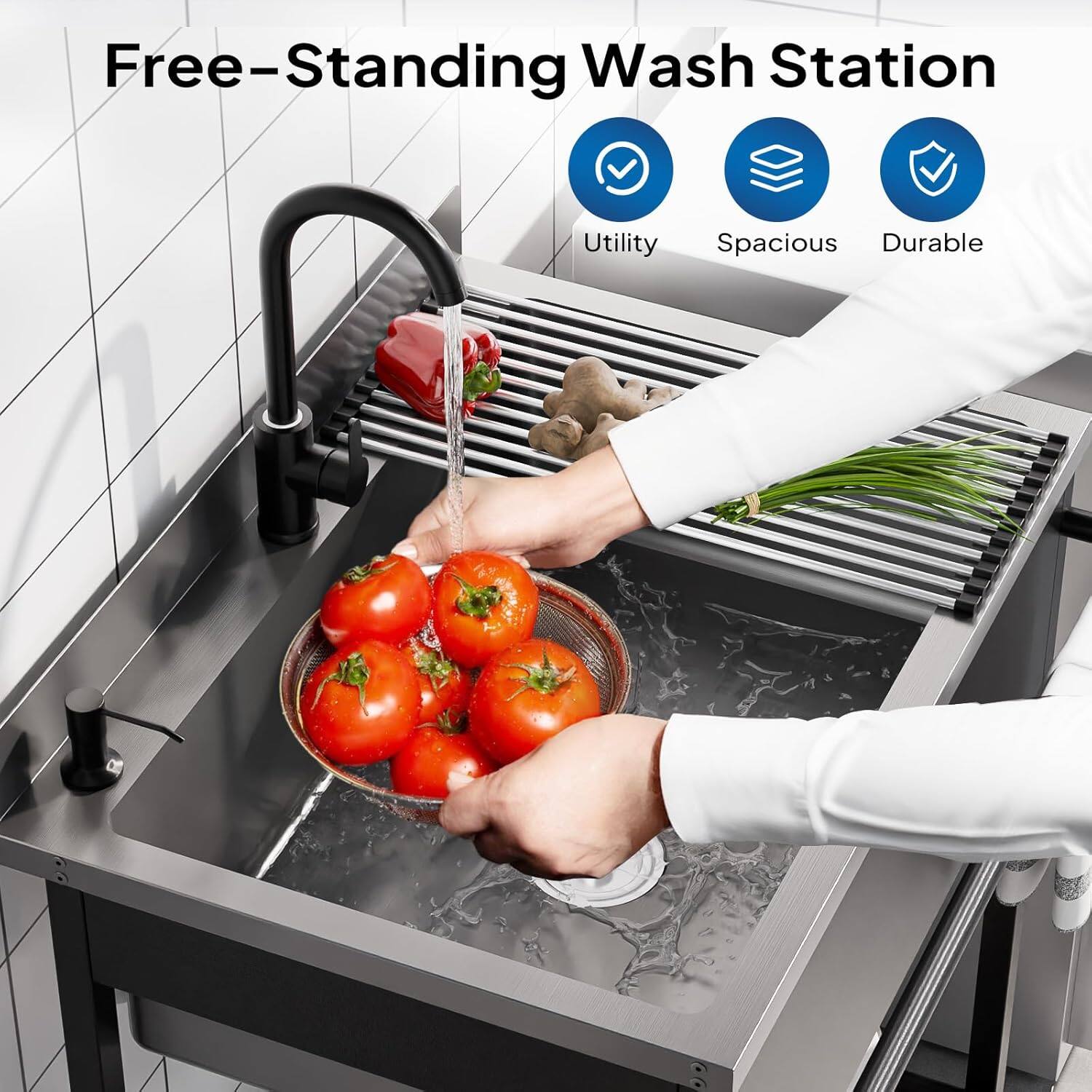 Free-Standing Wash Station

Utility Spacious Durable