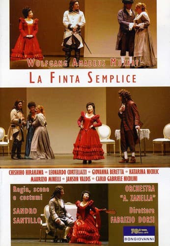 Fabrizio Dorsi - Finta Semplice Dramma Giocoso in 3 Atti KV 51  - DVD