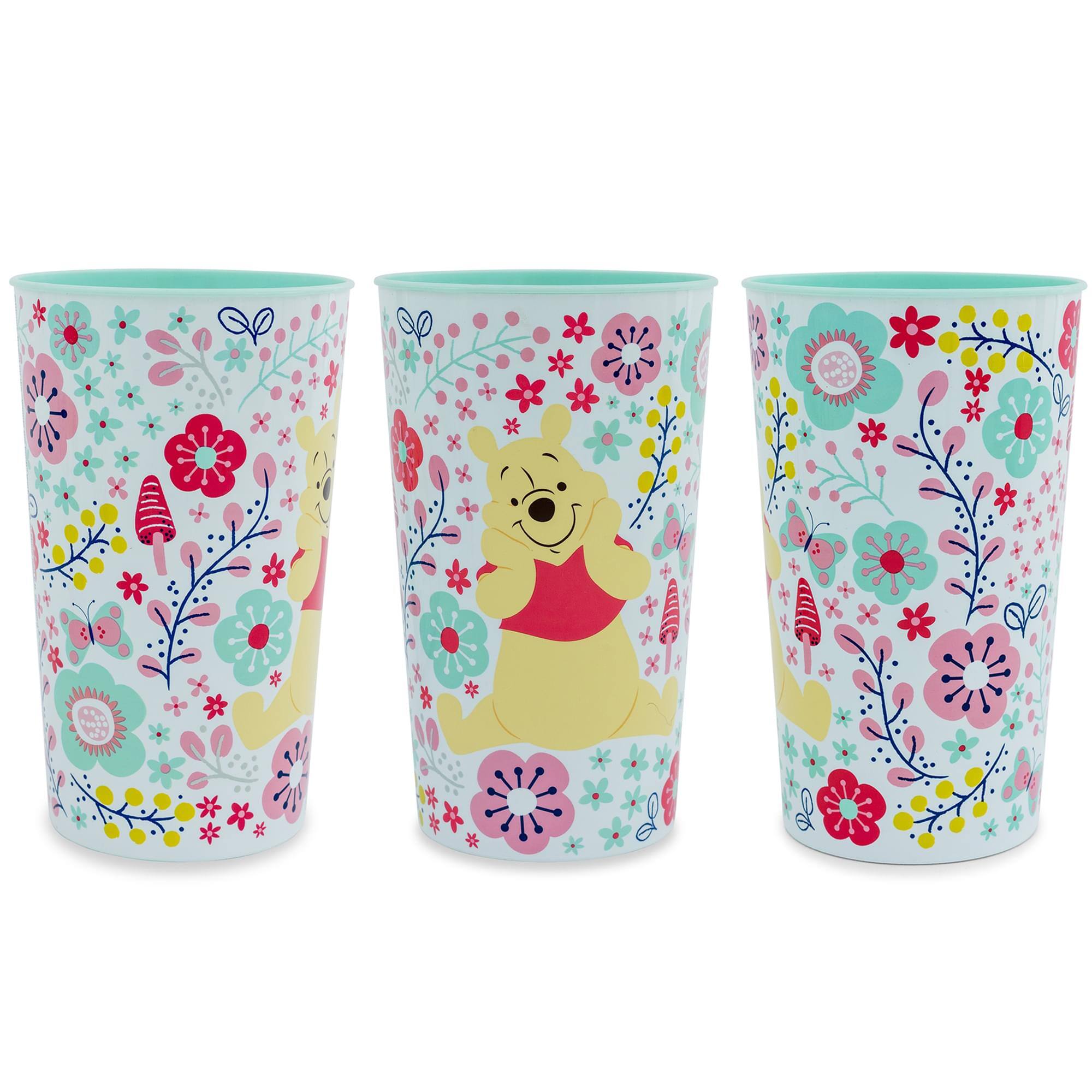 Alt View 10. Silver Buffalo - Disney Winnie The Pooh Flowers 22-Ounce Plastic Cups | Set Of 4 - White.