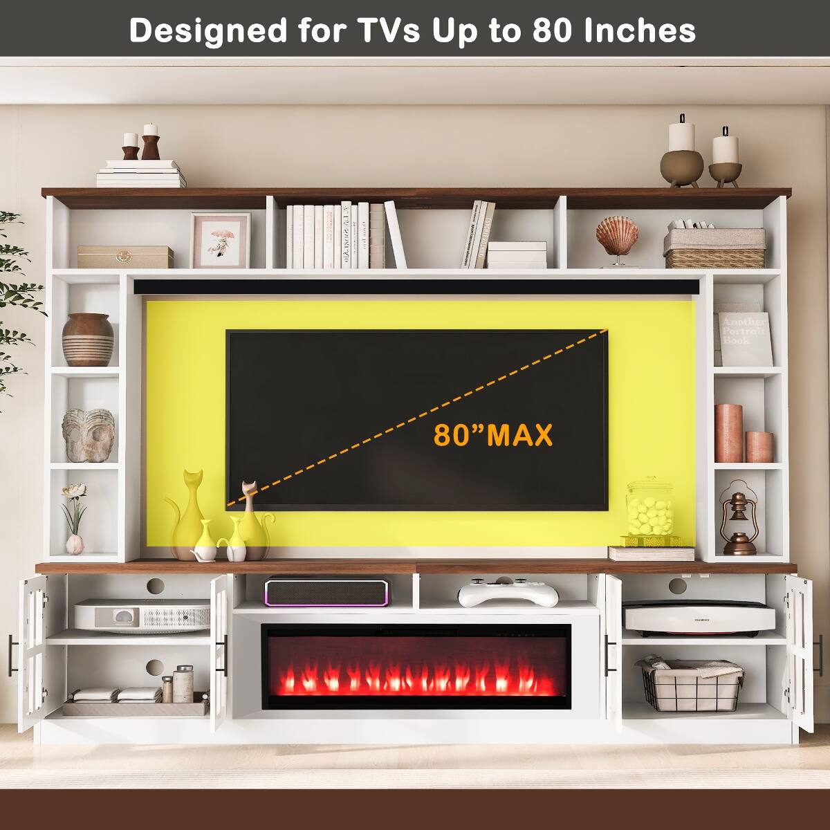 Designed for TVs Up to 80 Inches

Another Portrait Book

80" MAX