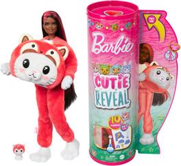 Mattel - Barbie Cutie Reveal Costume Series Barbie with Kitty as Red Panda - Collectibles - Multicolor